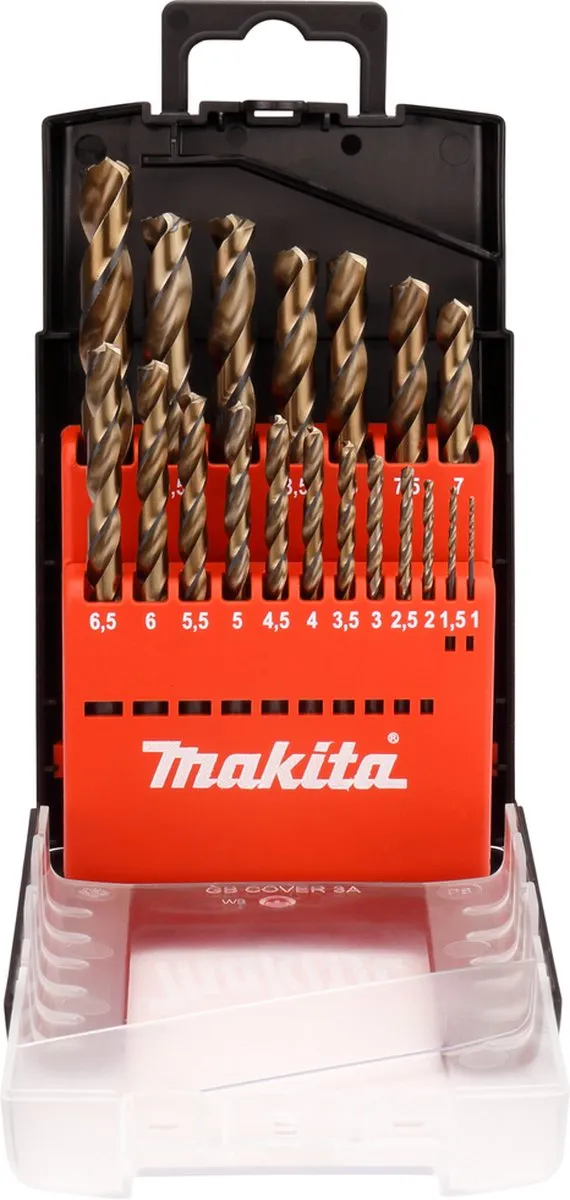 Makita M-Force Borenset Metaal 19-delig - afbeelding 2 van 2