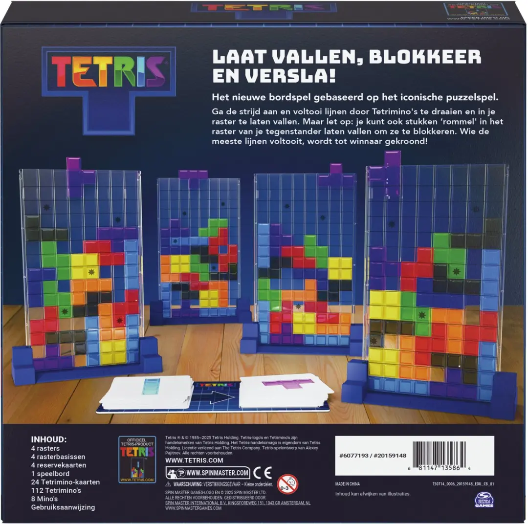 Spin Master Tetris Bordspel 2017836 - 2-6 Spelers