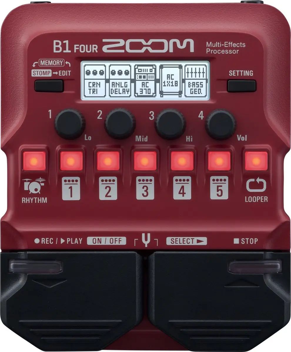Zoom B1 Four Bass Multi-Effect-Unit