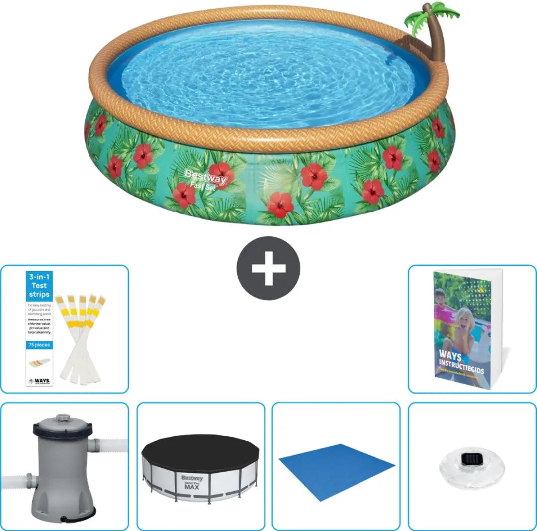 Bestway Paradijsprint Zwembad 457cm