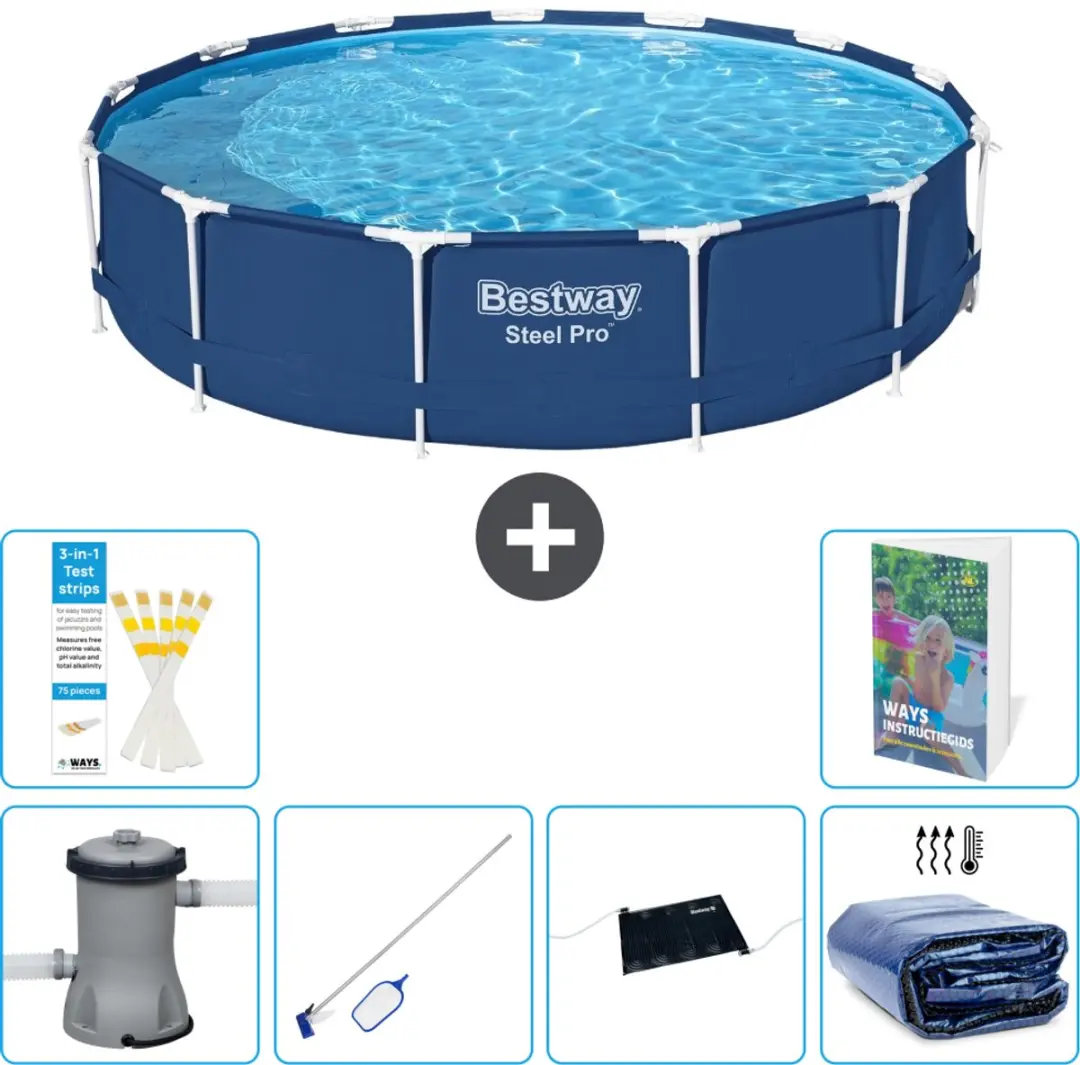 Bestway Steel Pro Zwembad 396x84cm