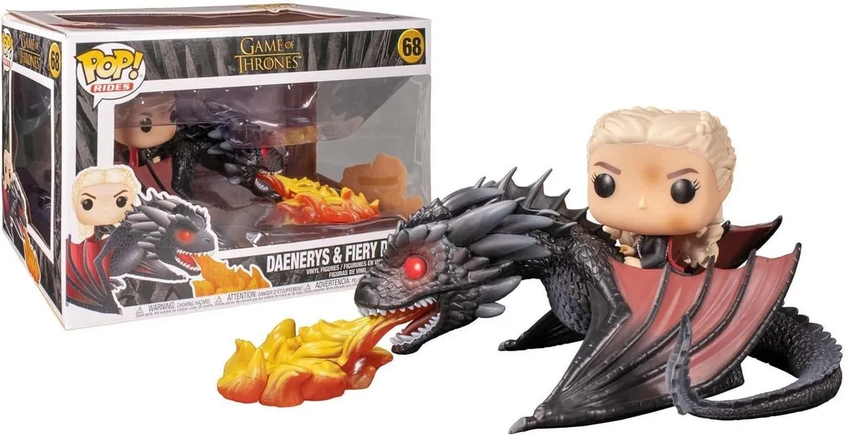 Funko Pop! Rides Game of Thrones Daenerys op Drogon
