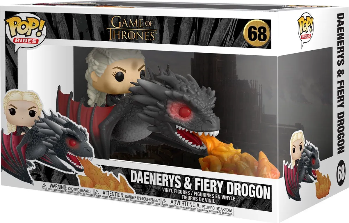 Funko Pop! Rides Game of Thrones Daenerys op Drogon