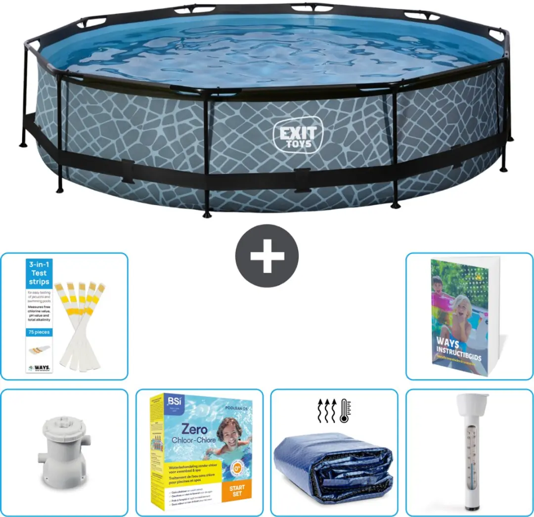 EXIT Toys Rond Zwembad 360x76cm