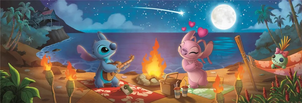 Clementoni Disney Stitch Puzzle 1000 Stuks - Compact Box