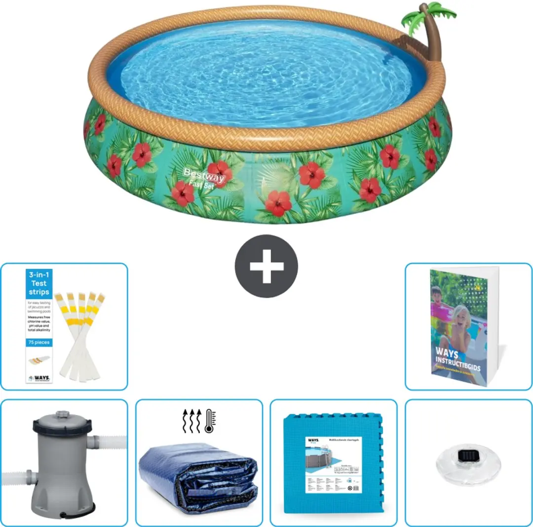 Bestway Paradijsprint Zwembad 457x84cm