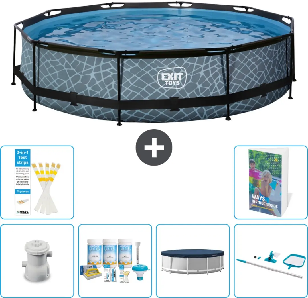 EXIT Toys Rond Zwembad 360x76cm