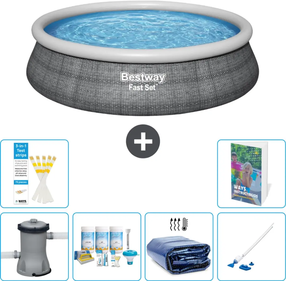 Bestway Fast Set Zwembad 457cm