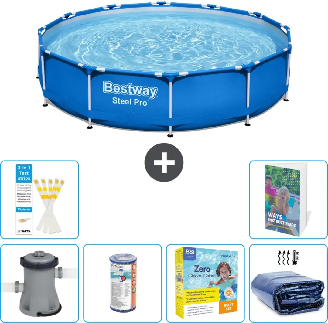 Bestway Steel Pro Zwembad 366x76cm