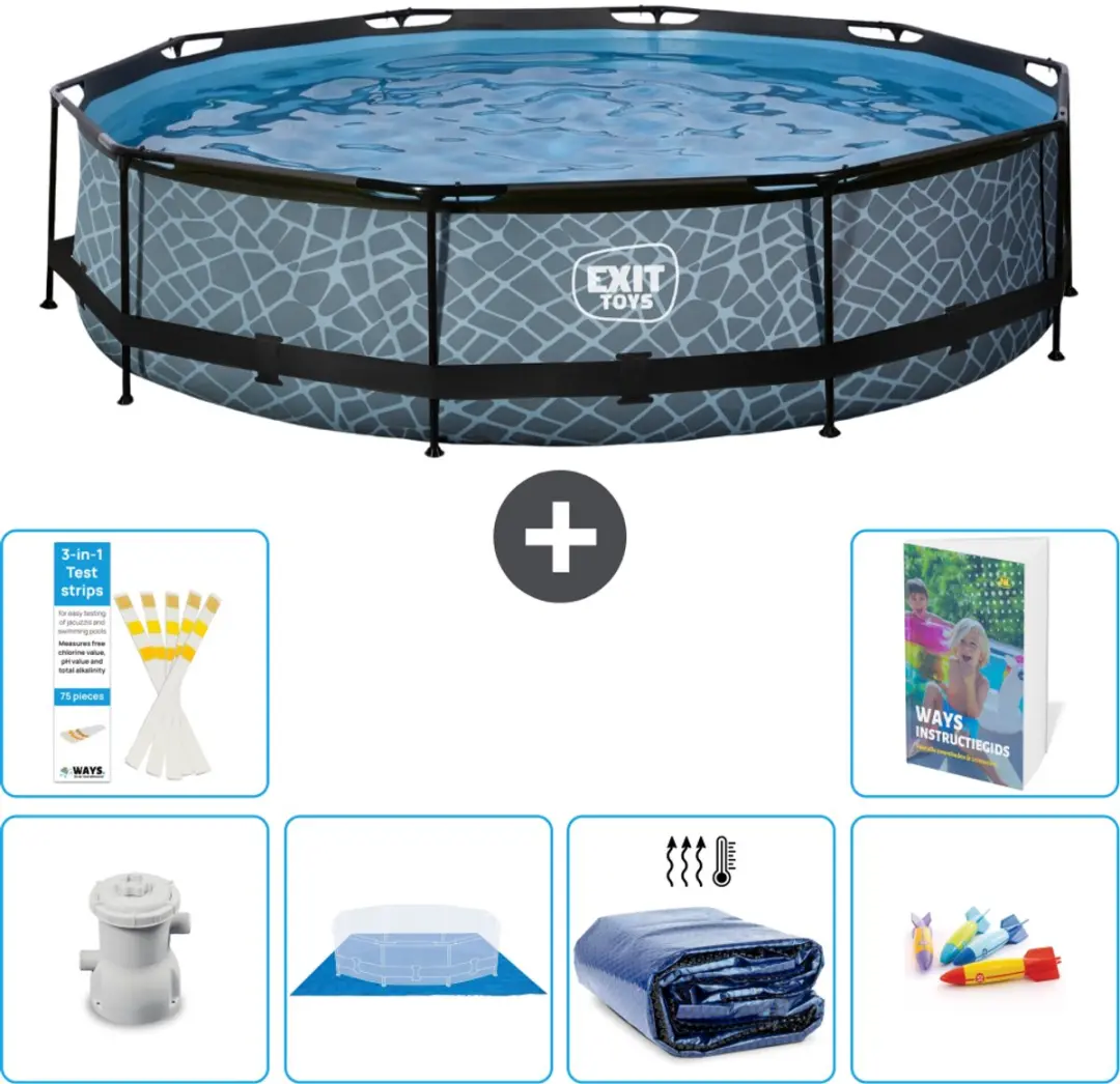 EXIT Toys Rond Zwembad 360x76cm