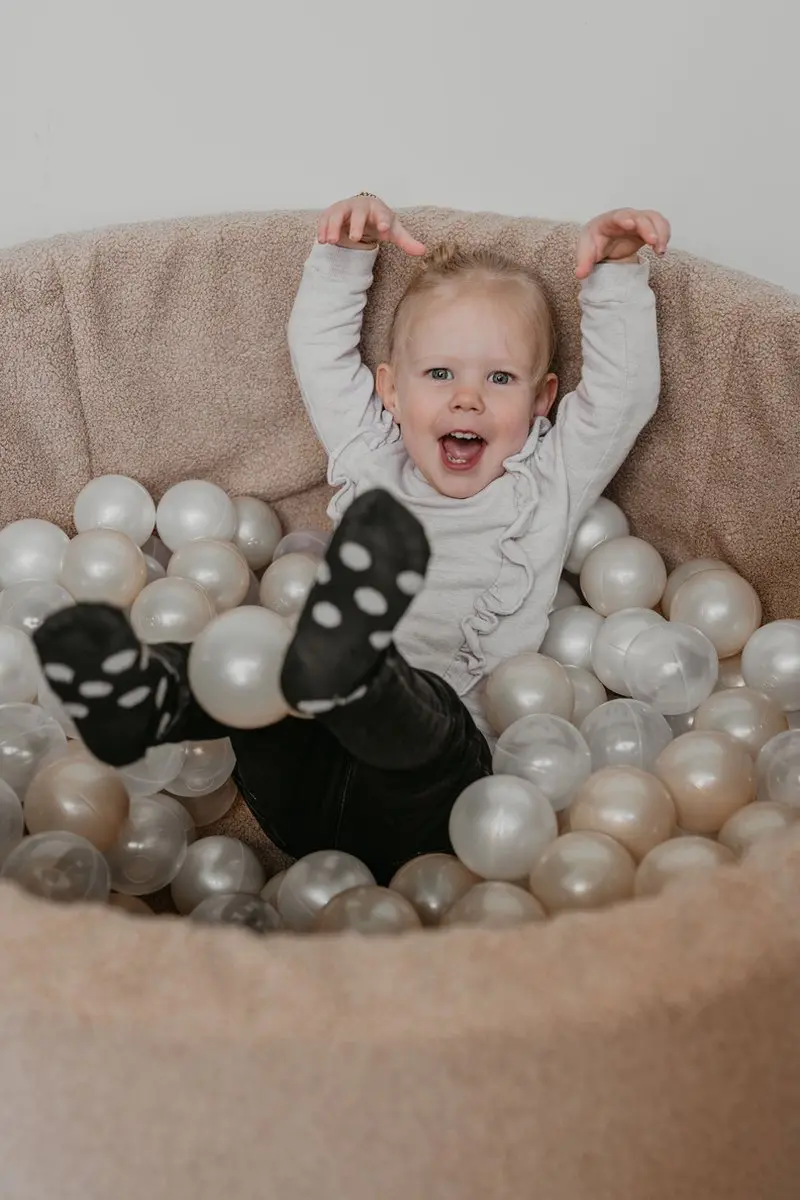 TreeToys Ballenbak met 200 Ballen - Beige