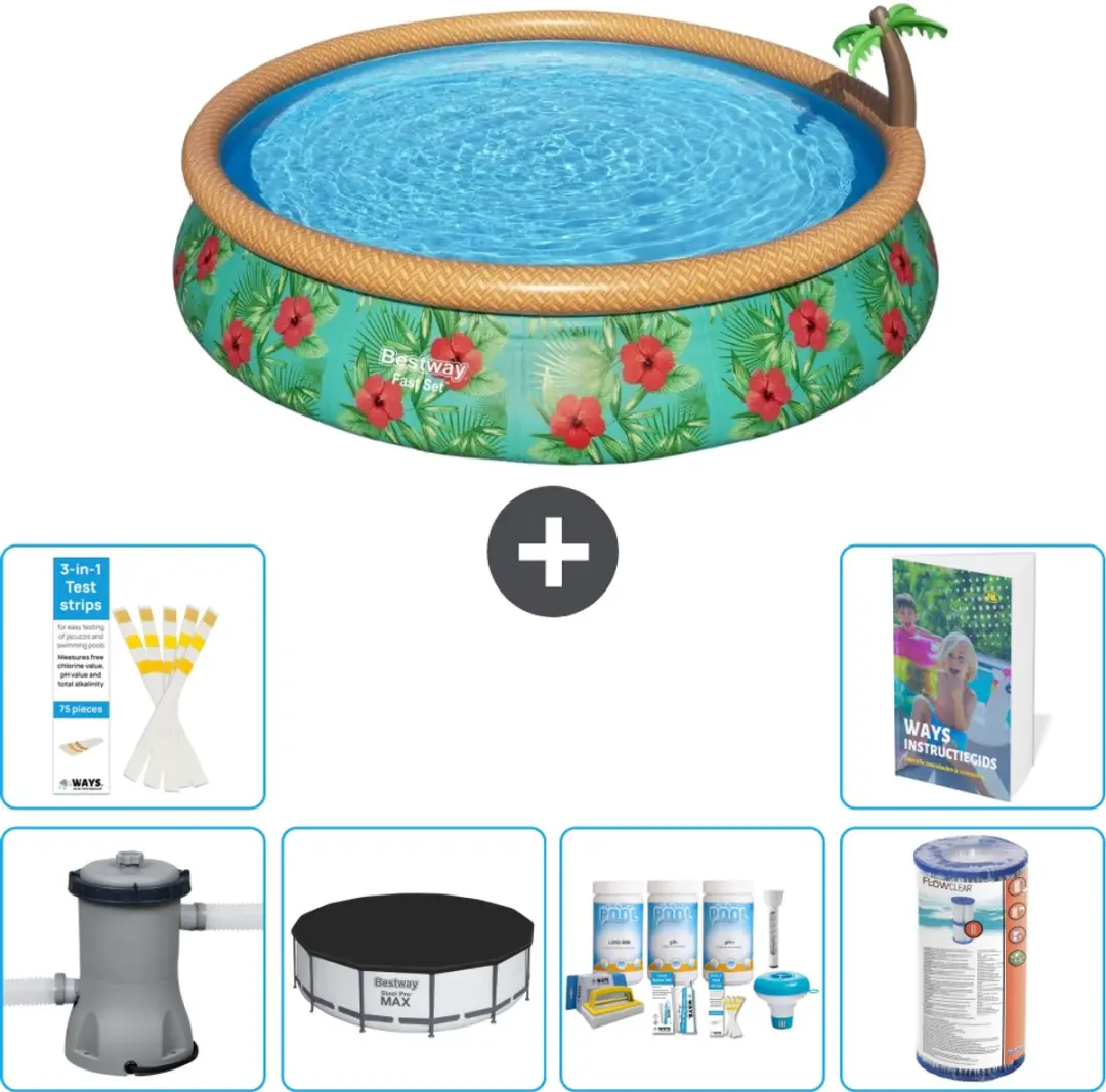 Bestway Paradijsprint Zwembad 457x84cm