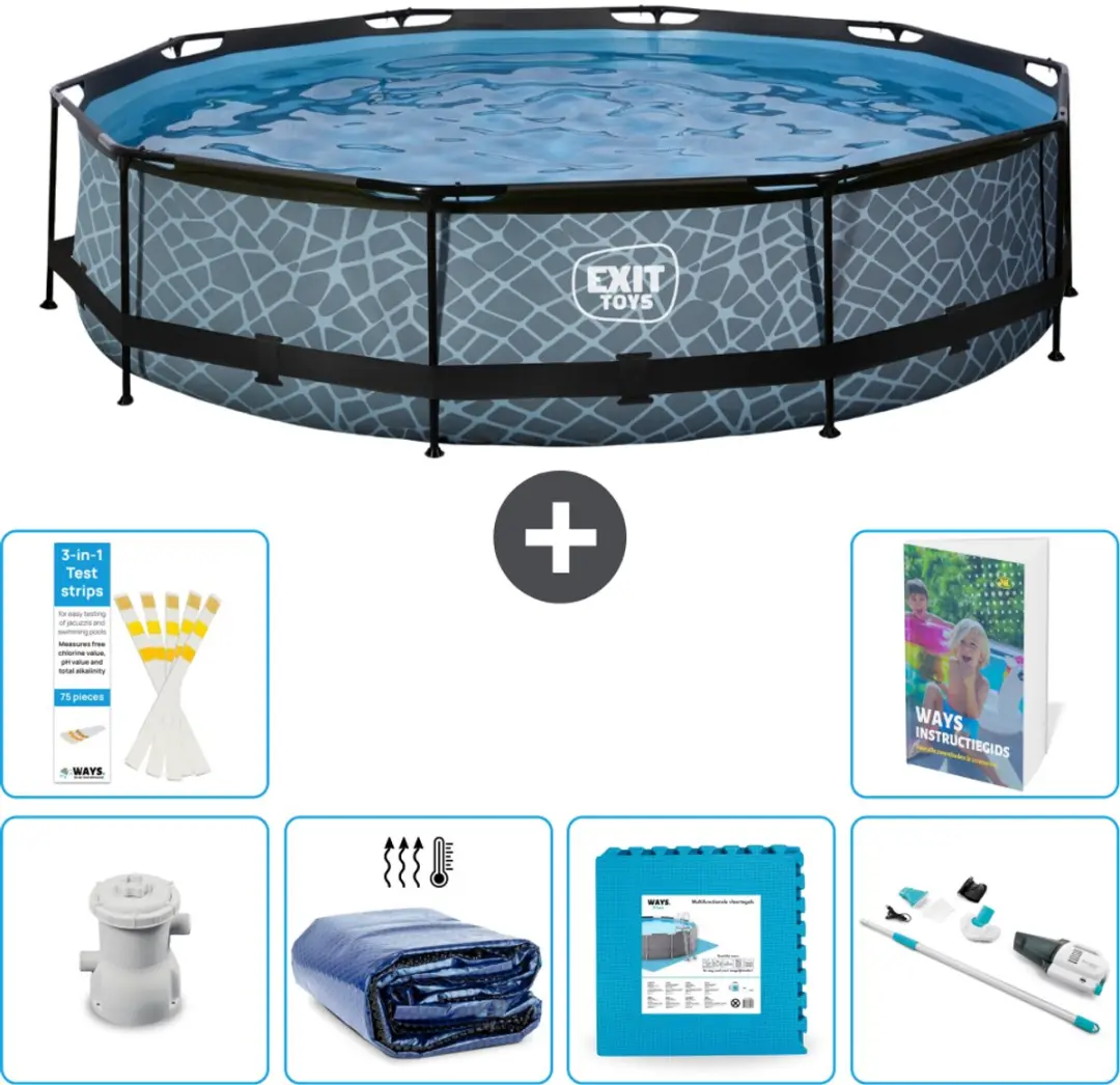 EXIT Toys Rond Zwembad 360x76cm