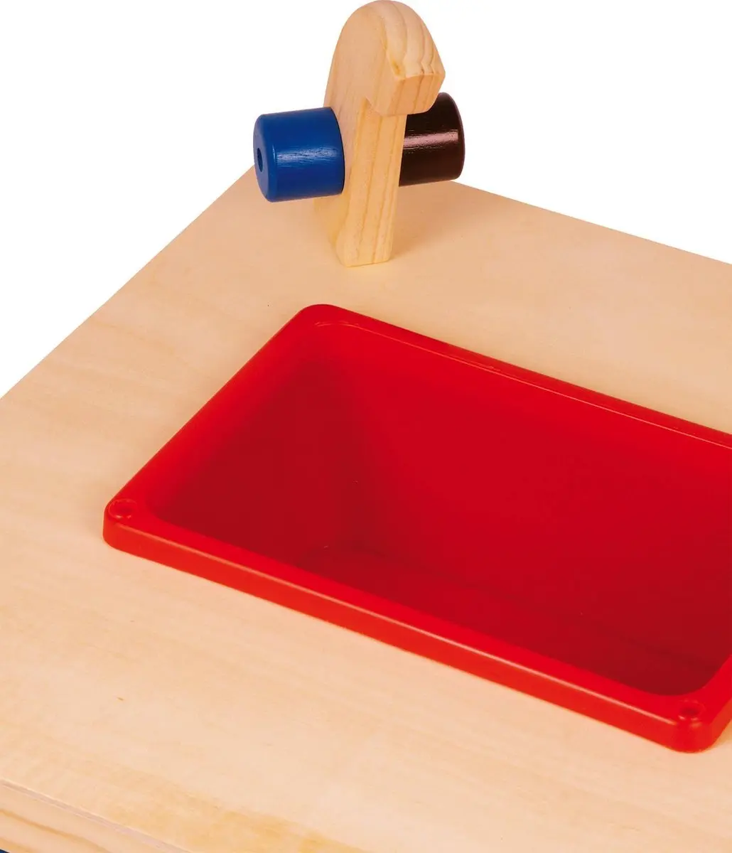 Small Foot Houten Keukenkastje met Afwasbak - Beige