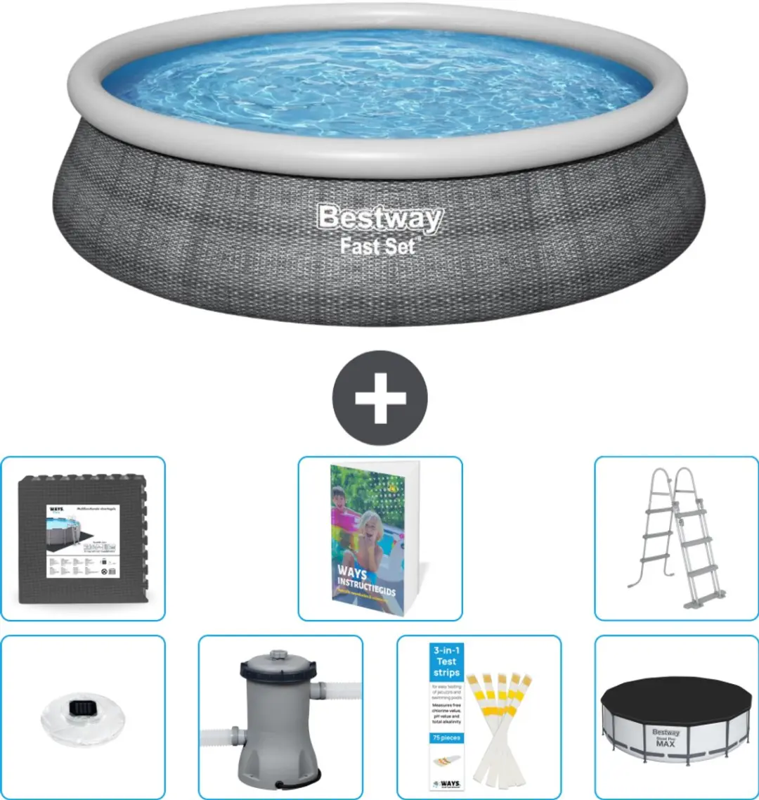 Bestway Fast Set Zwembad 457cm