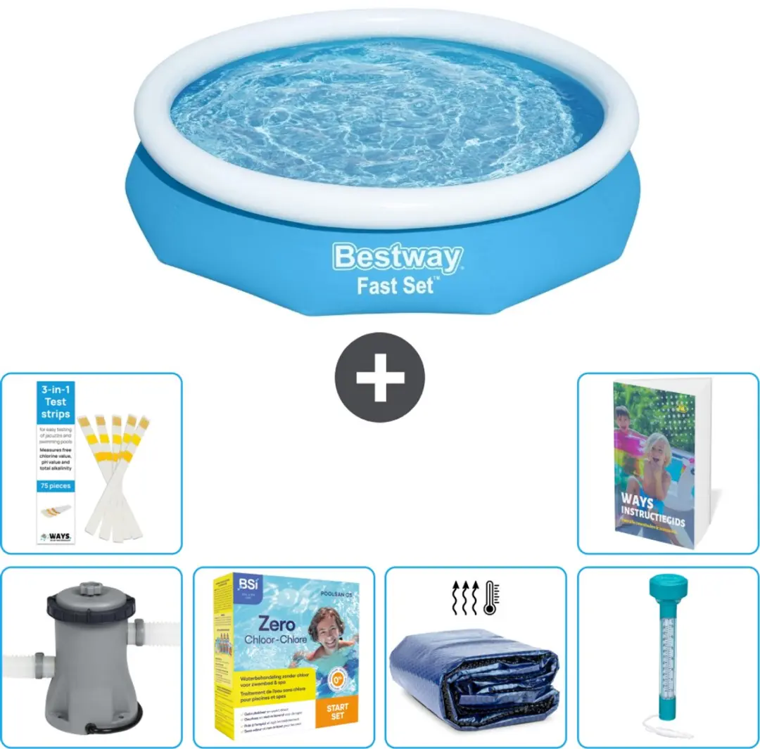 Bestway Fast Set Rond Zwembad 305x66cm