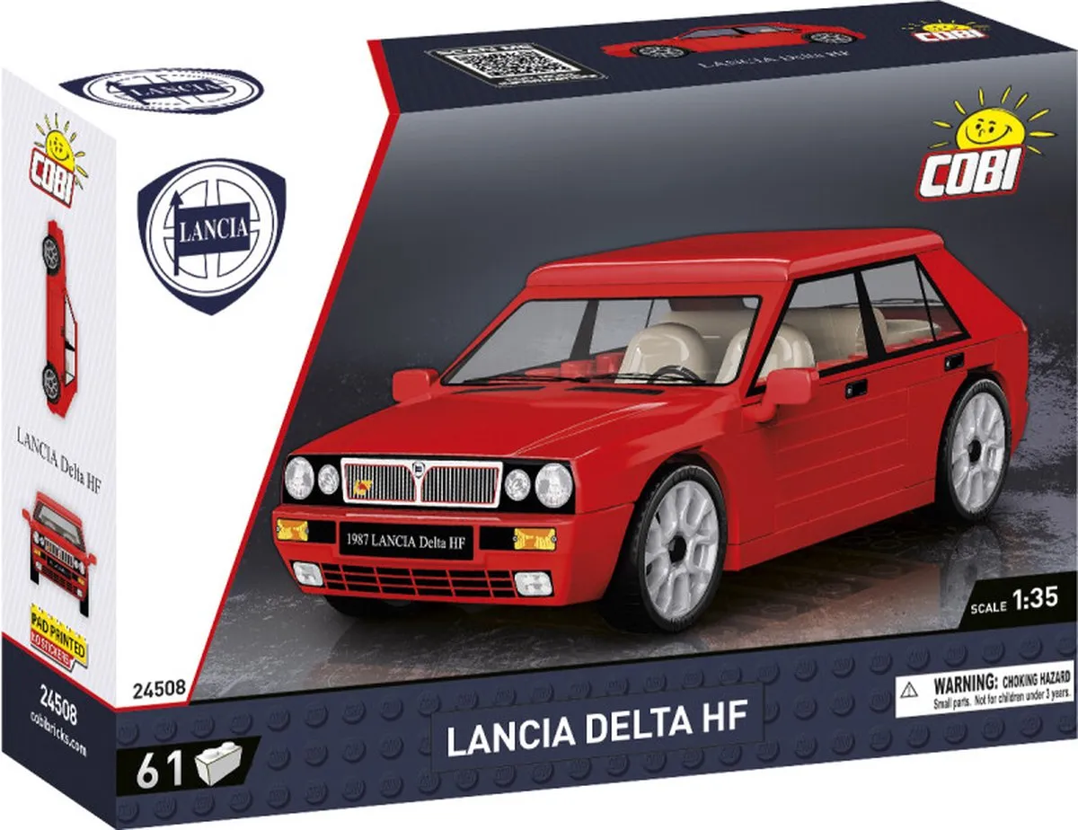Cobi 1987 Lancia Delta HF - COBI-24508 - 61 Onderdelen - afbeelding 3 van 5