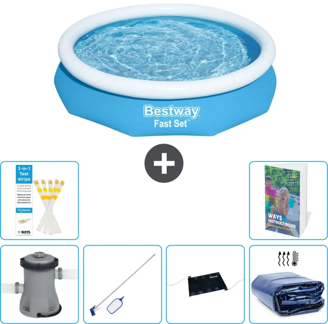 Bestway Fast Set Rond Zwembad 305x66cm