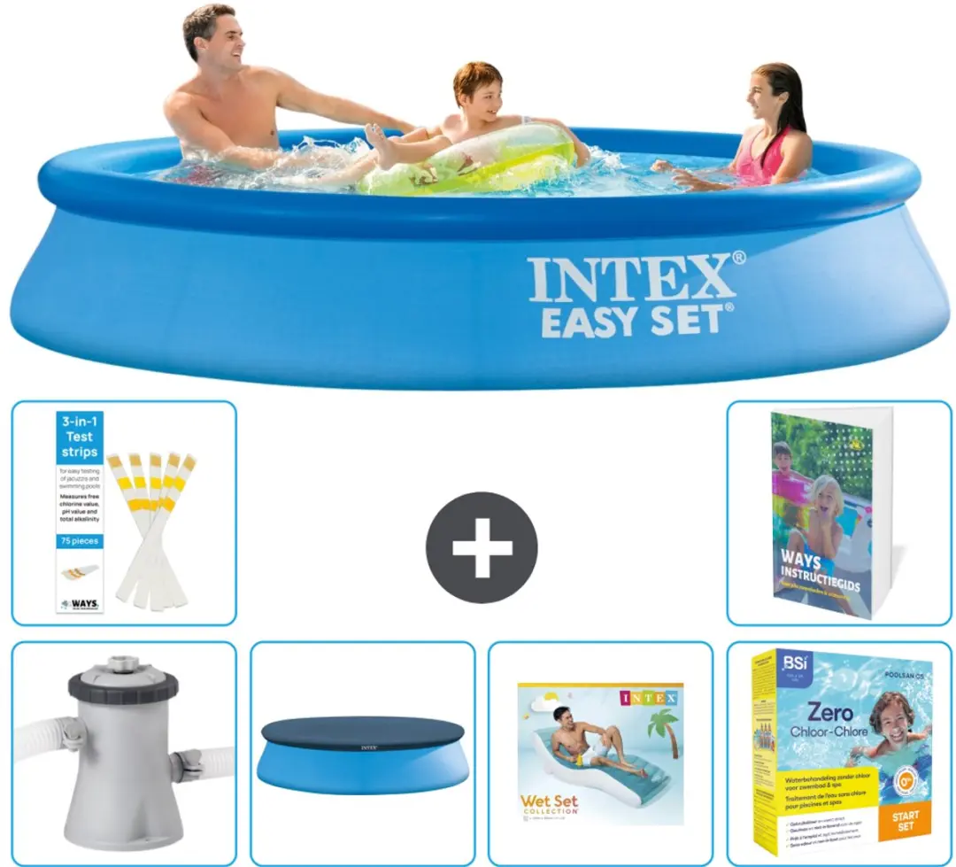 Intex Easy Set Zwembad 305cm Blauw