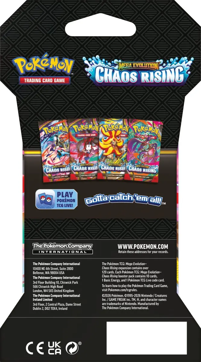 Pokémon Chaos Rising Sleeved BO - 2-99 Spelers