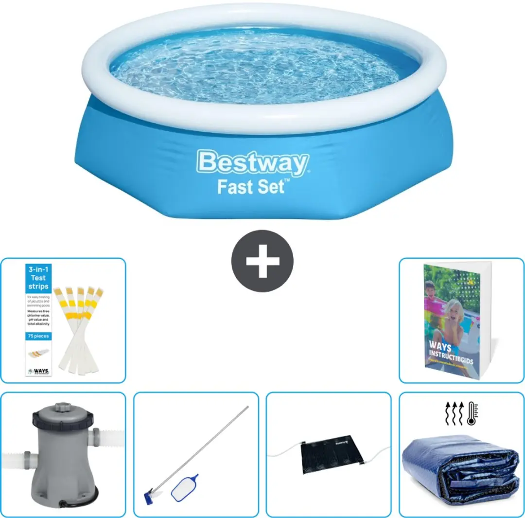 Bestway Fast Set Rond Zwembad 244cm