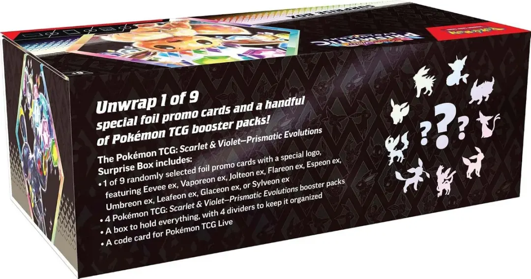 Pokémon Prismatic Evolutions Surprise Box - 41 Kaarten
