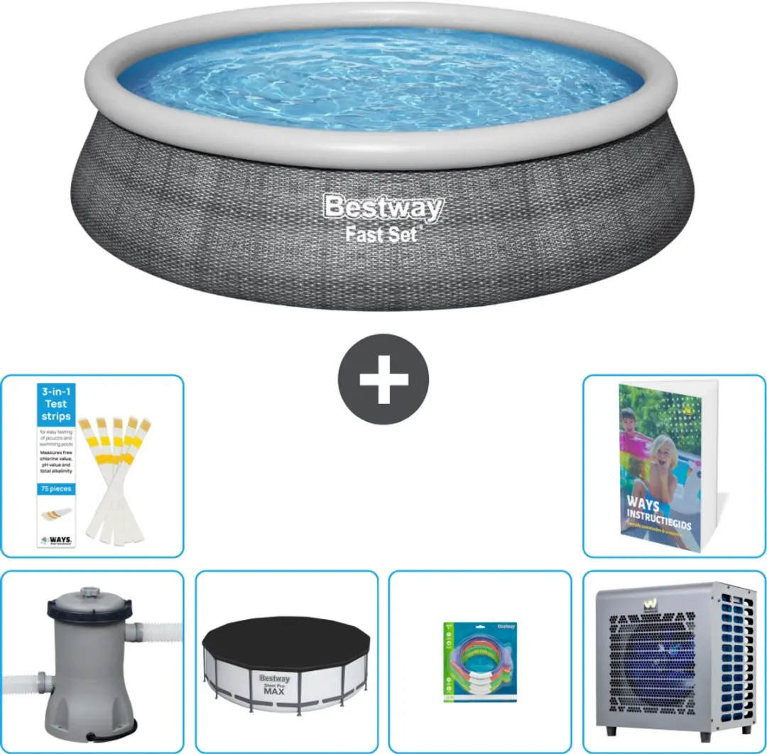 Bestway Rond Zwembad Fast Set 457cm