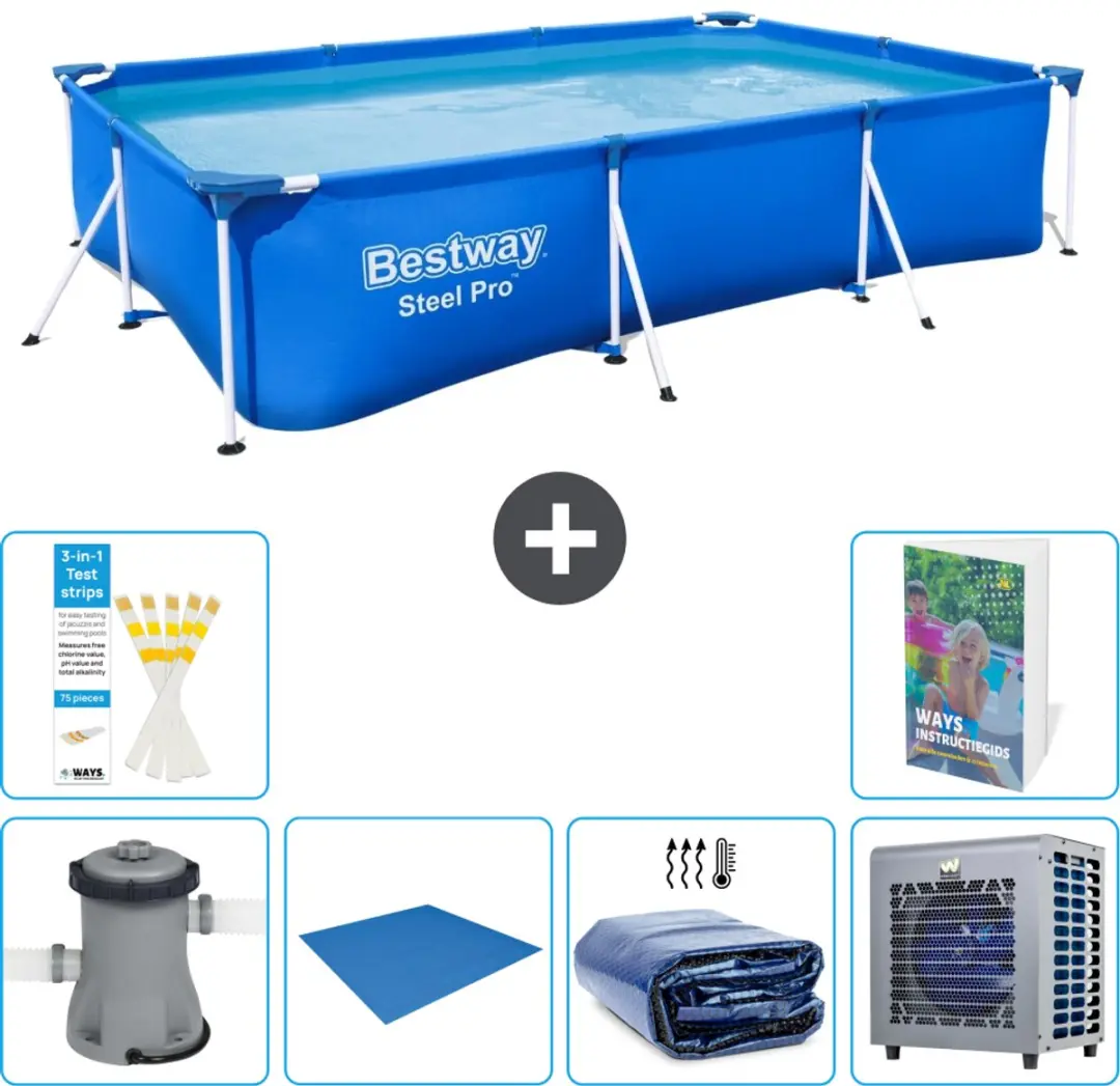 Bestway Steel Pro Zwembad 300x201x66cm