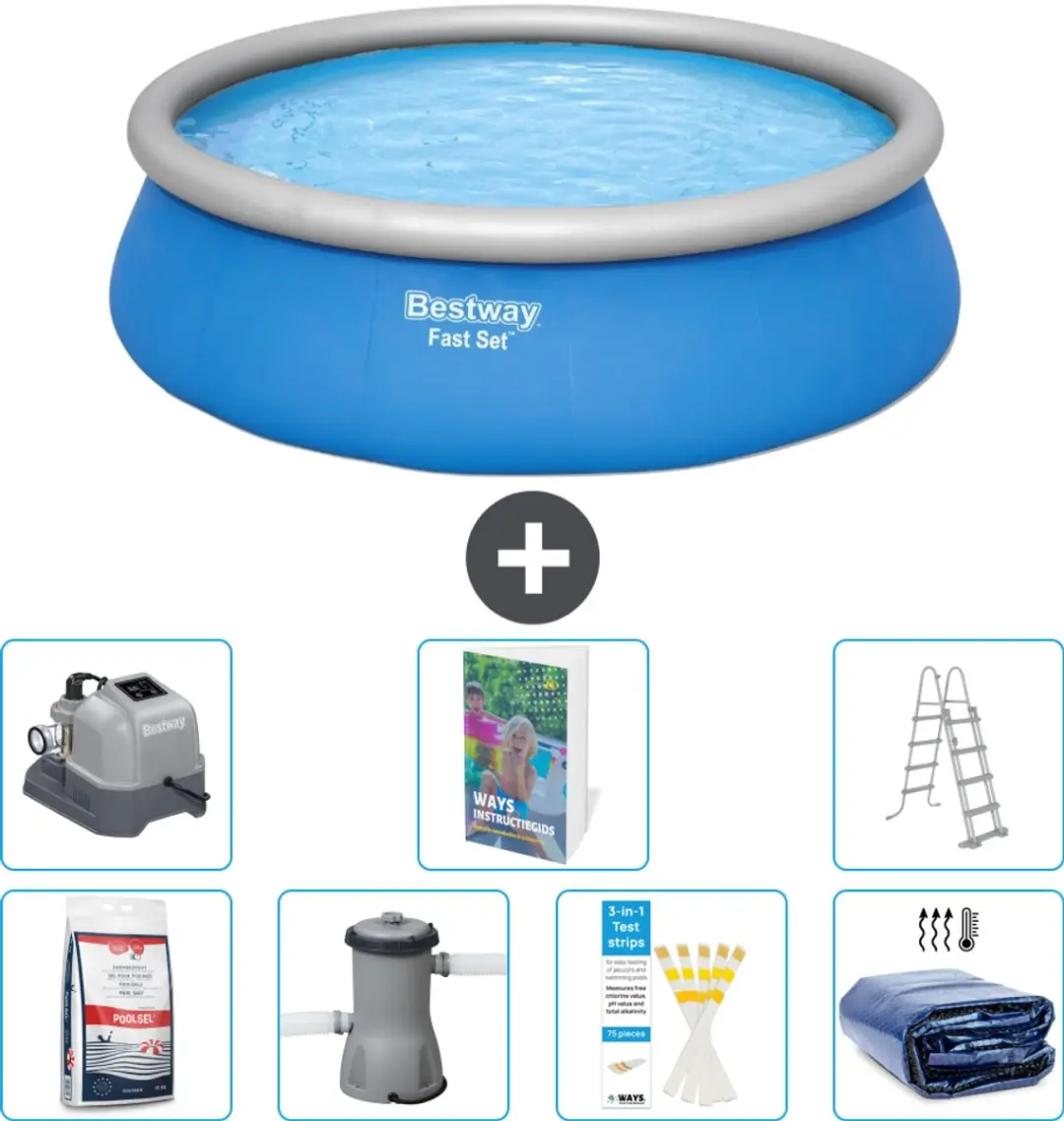 Bestway Fast Set Rond Zwembad 457x122cm