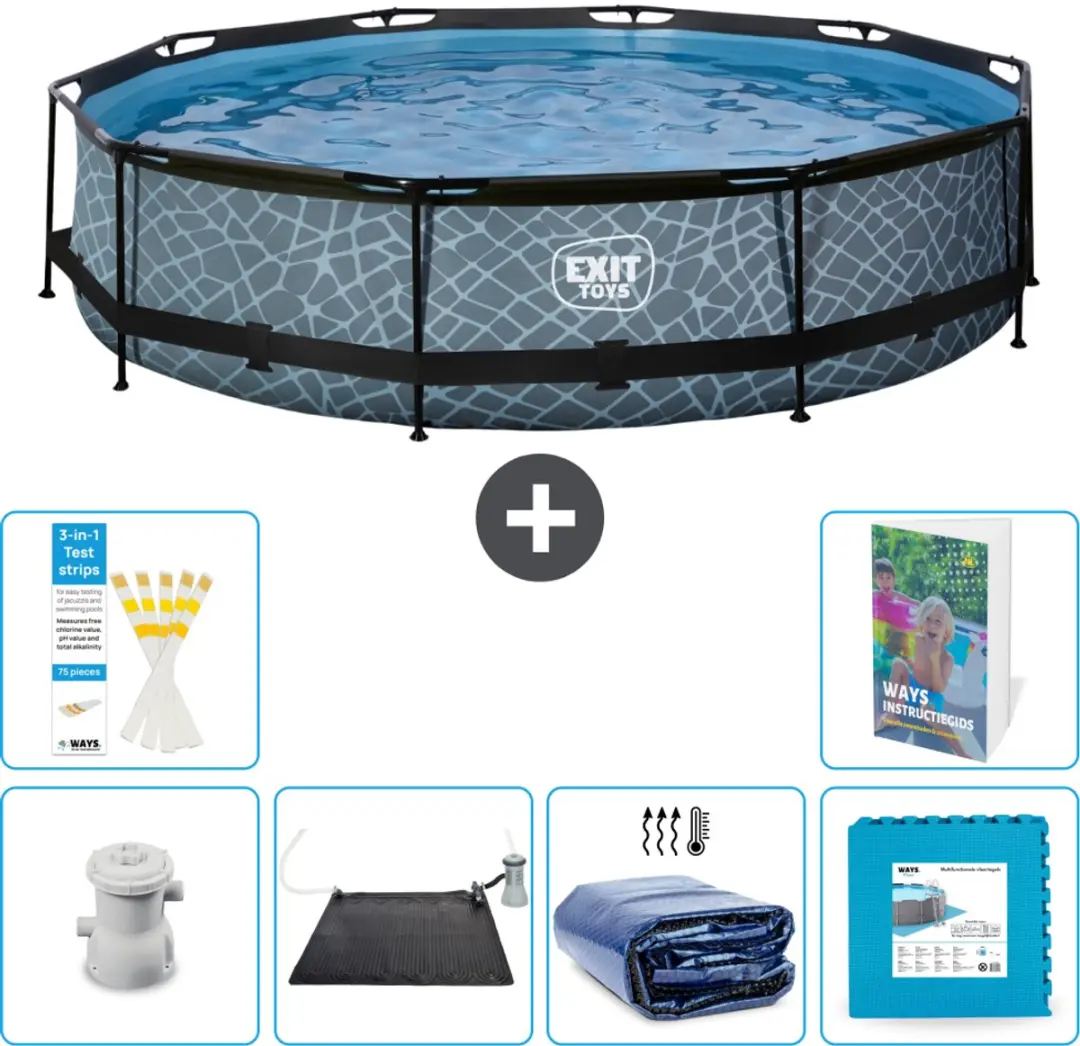 EXIT Toys Rond Zwembad 360x76cm