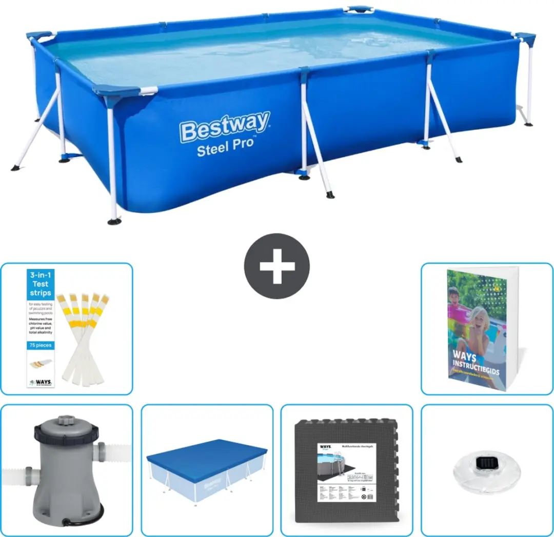 Bestway Steel Pro Zwembad 300x201x66cm