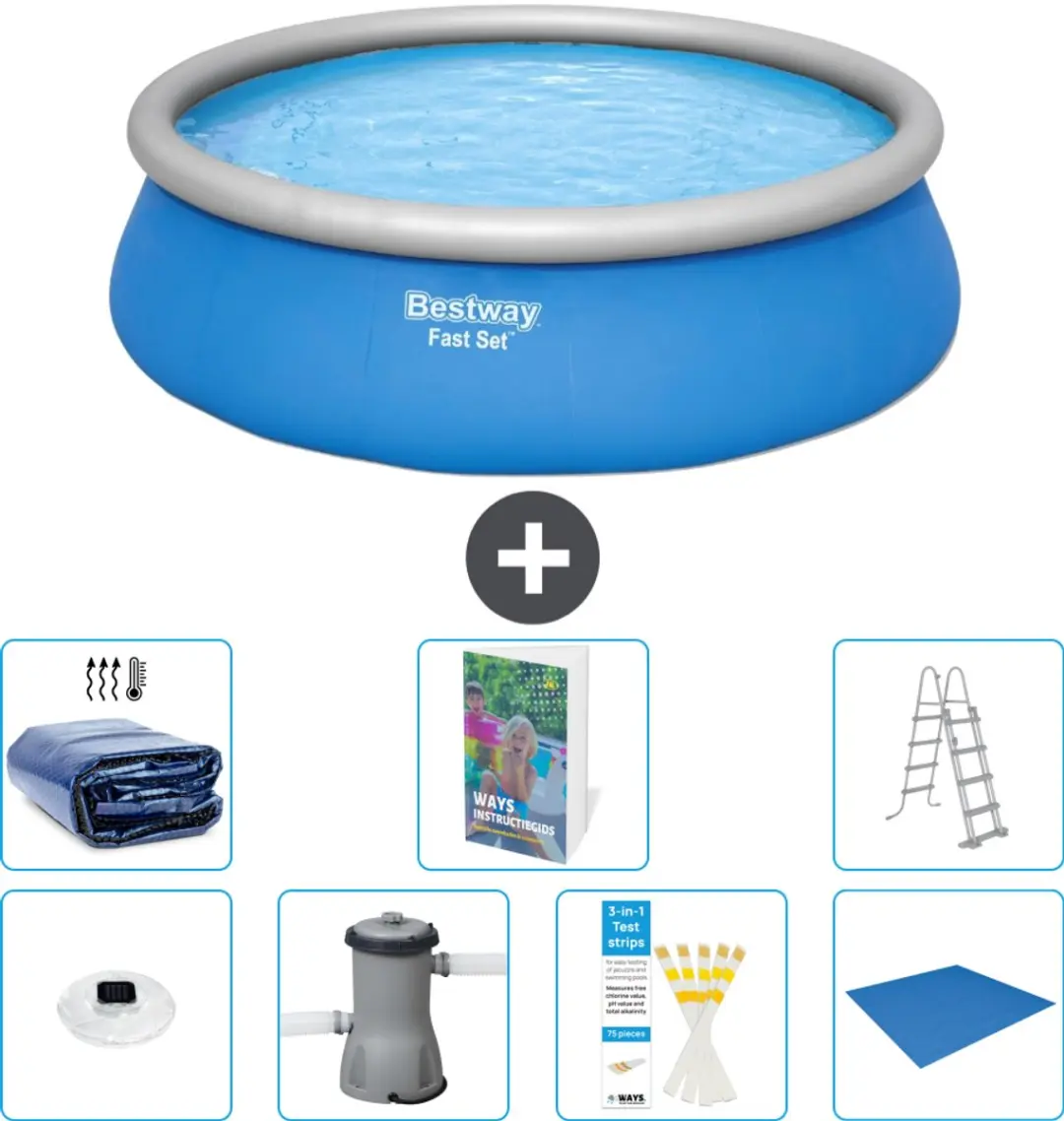 Bestway Fast Set Zwembad 457x122cm