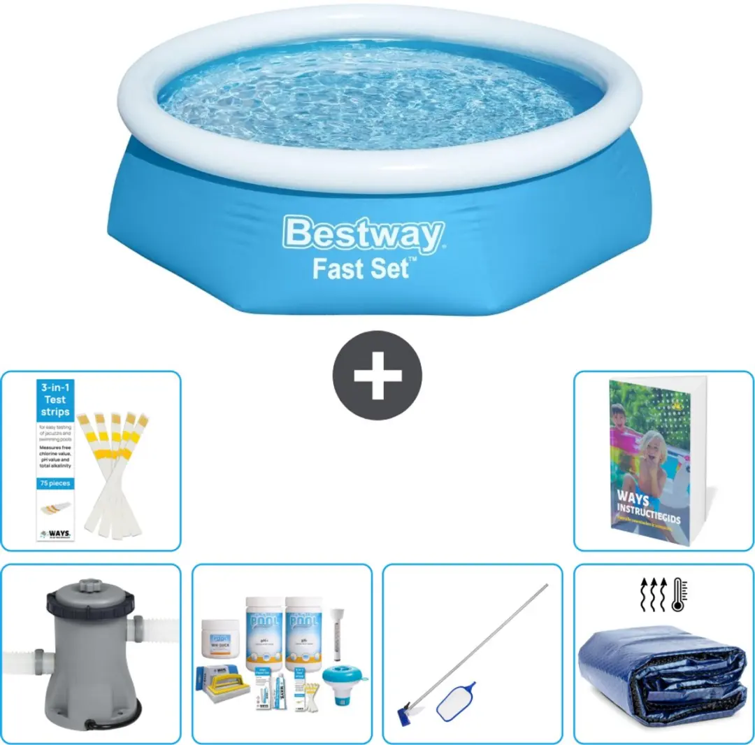 Bestway Fast Set Zwembad 244cm