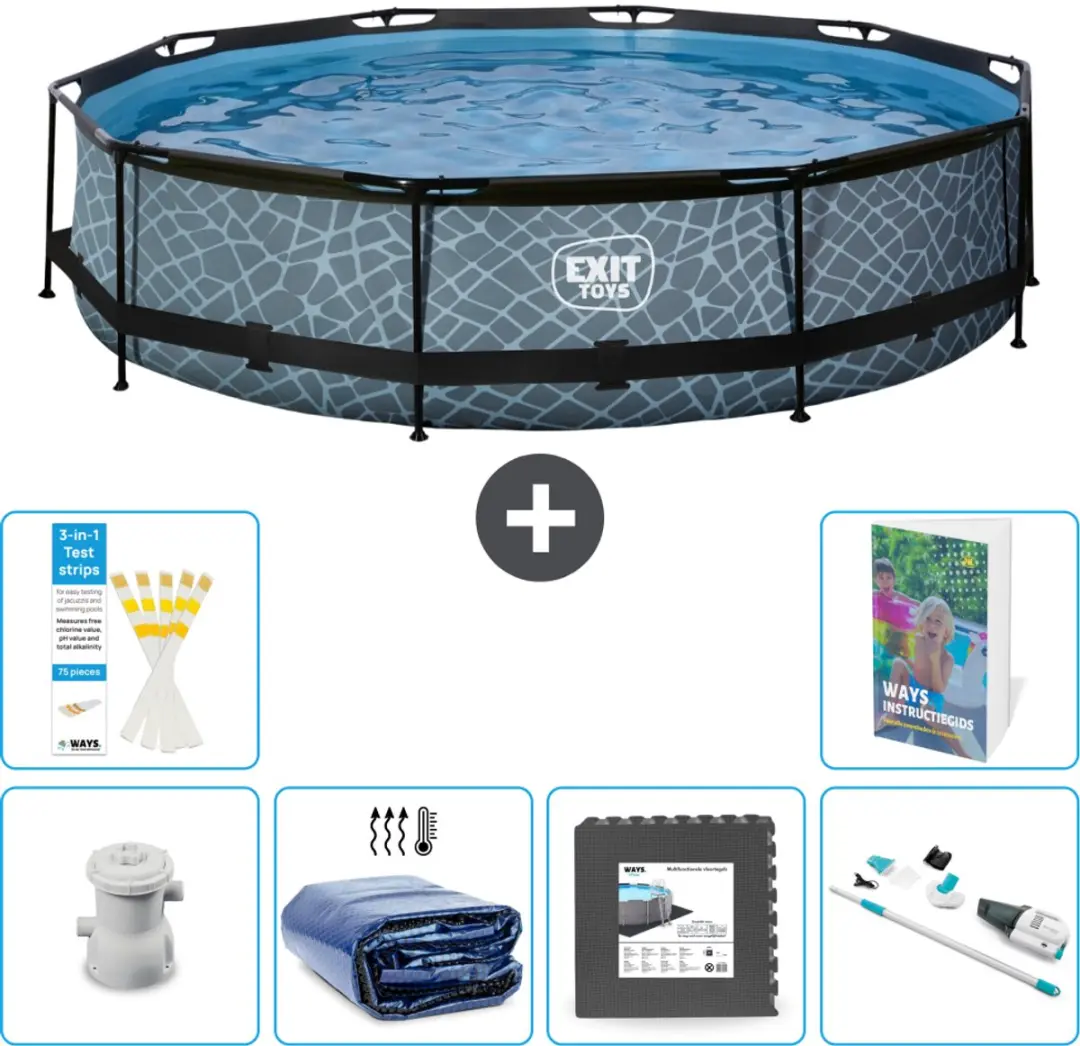 EXIT Toys Rond Zwembad 360x76cm