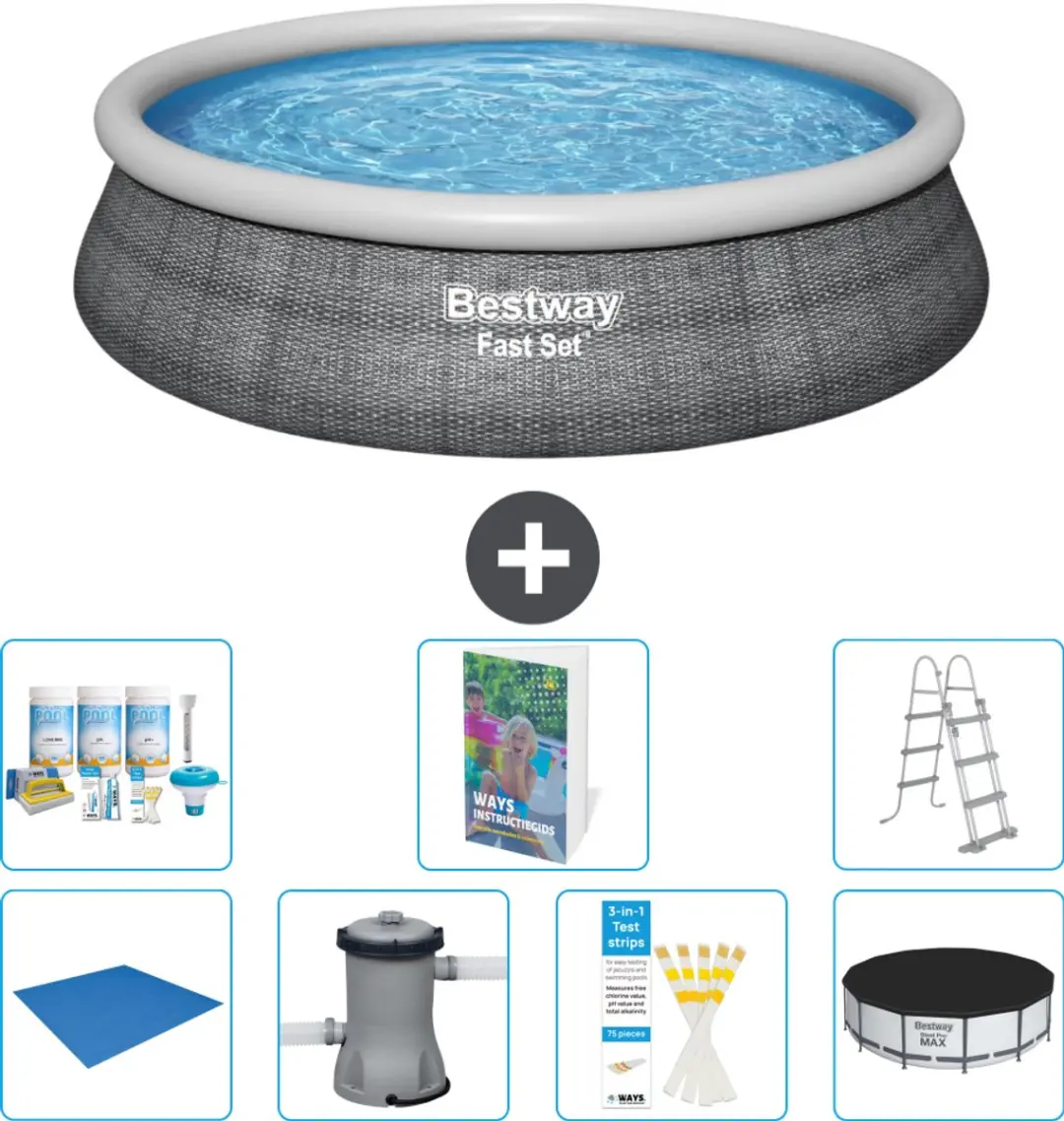 Bestway Fast Set Zwembad 457cm
