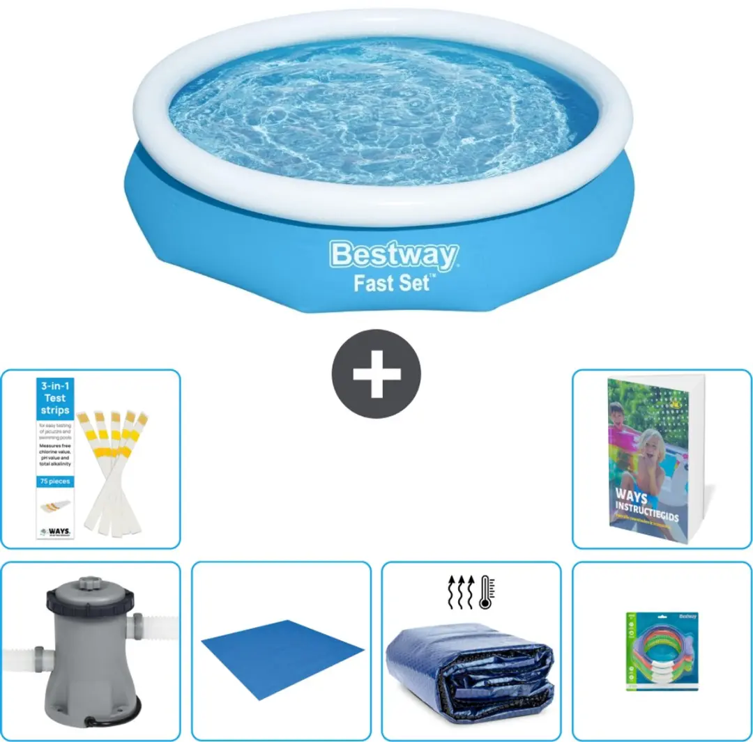Bestway Fast Set Rond Zwembad 305x66cm