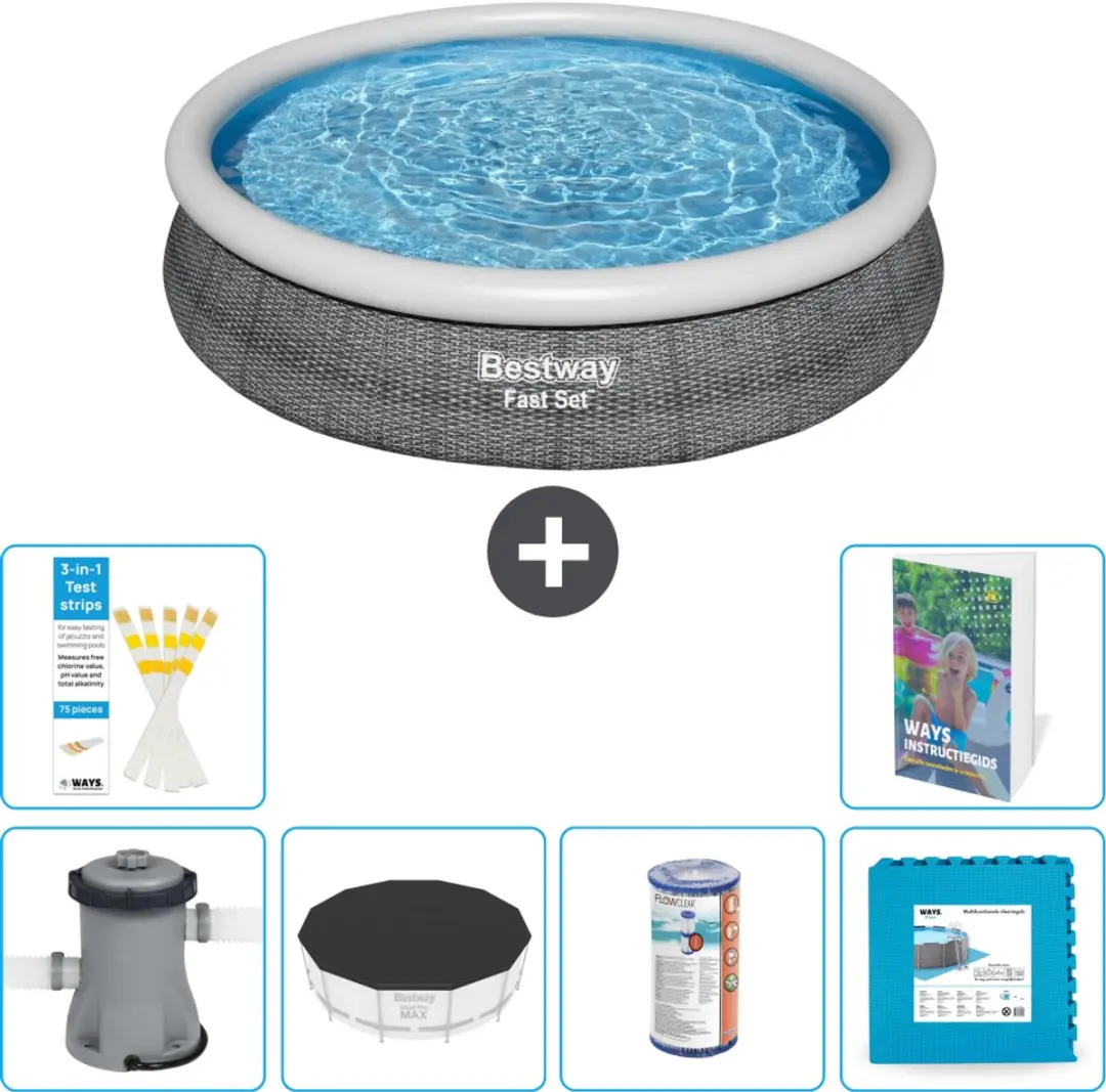 Bestway Fast Set Rond Zwembad 366cm