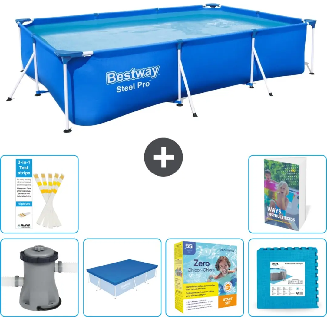 Bestway Steel Pro Zwembad 300x201x66cm