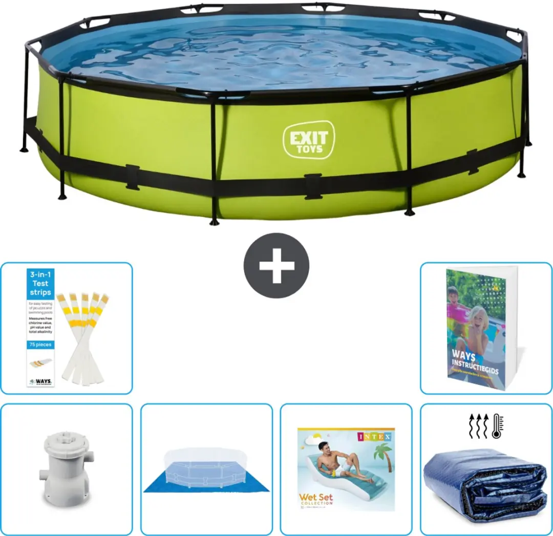 EXIT Toys Rond Zwembad 360x76cm