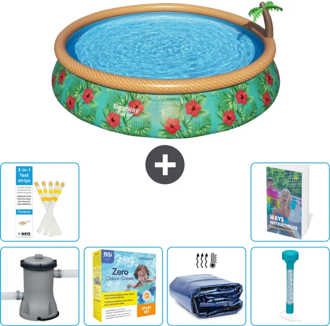 Bestway Paradijsprint Zwembad 457cm