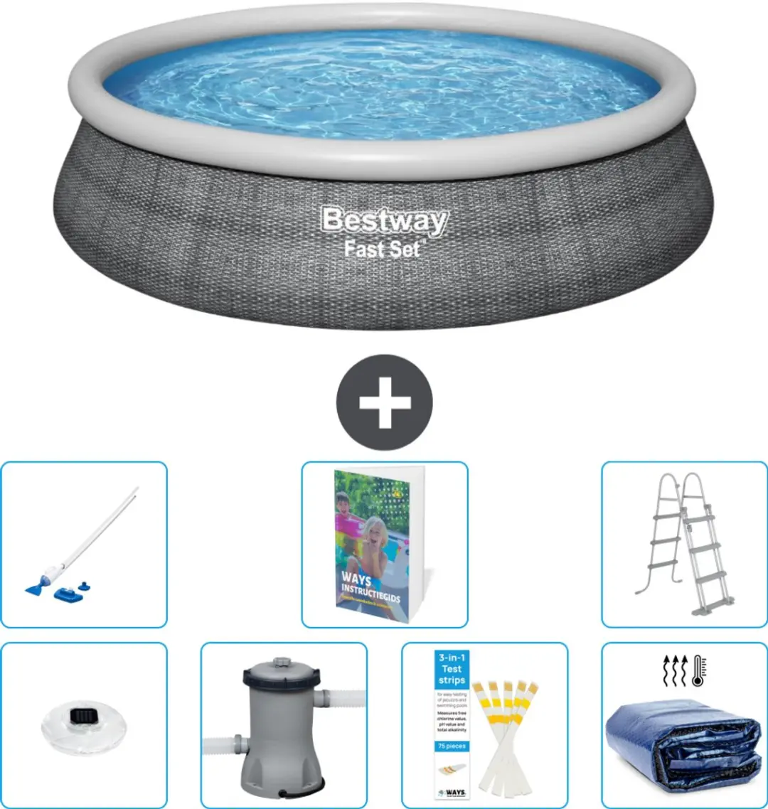 Bestway Fast Set Zwembad 457cm