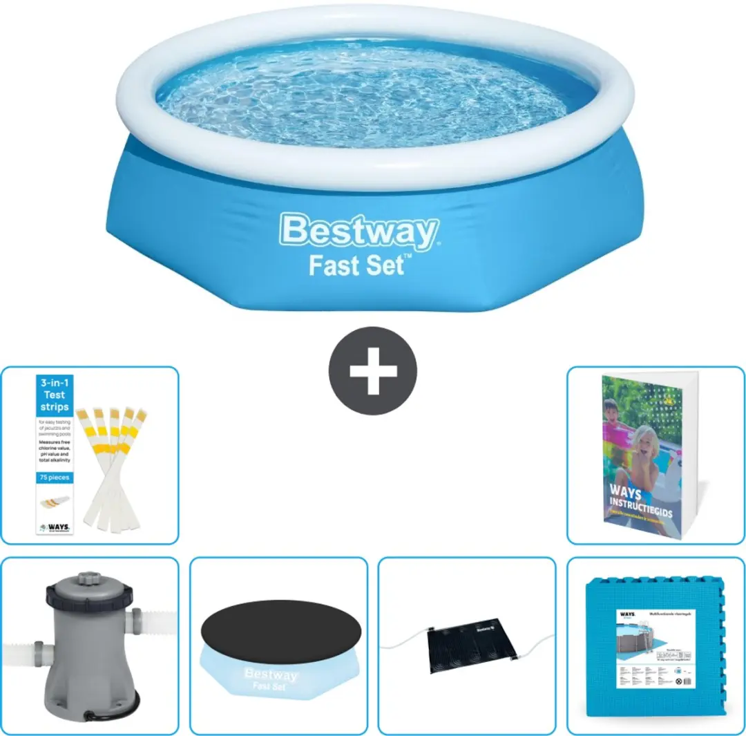 Bestway Fast Set Rond Zwembad 244cm