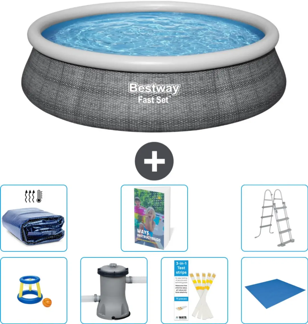 Bestway Fast Set Zwembad 457cm