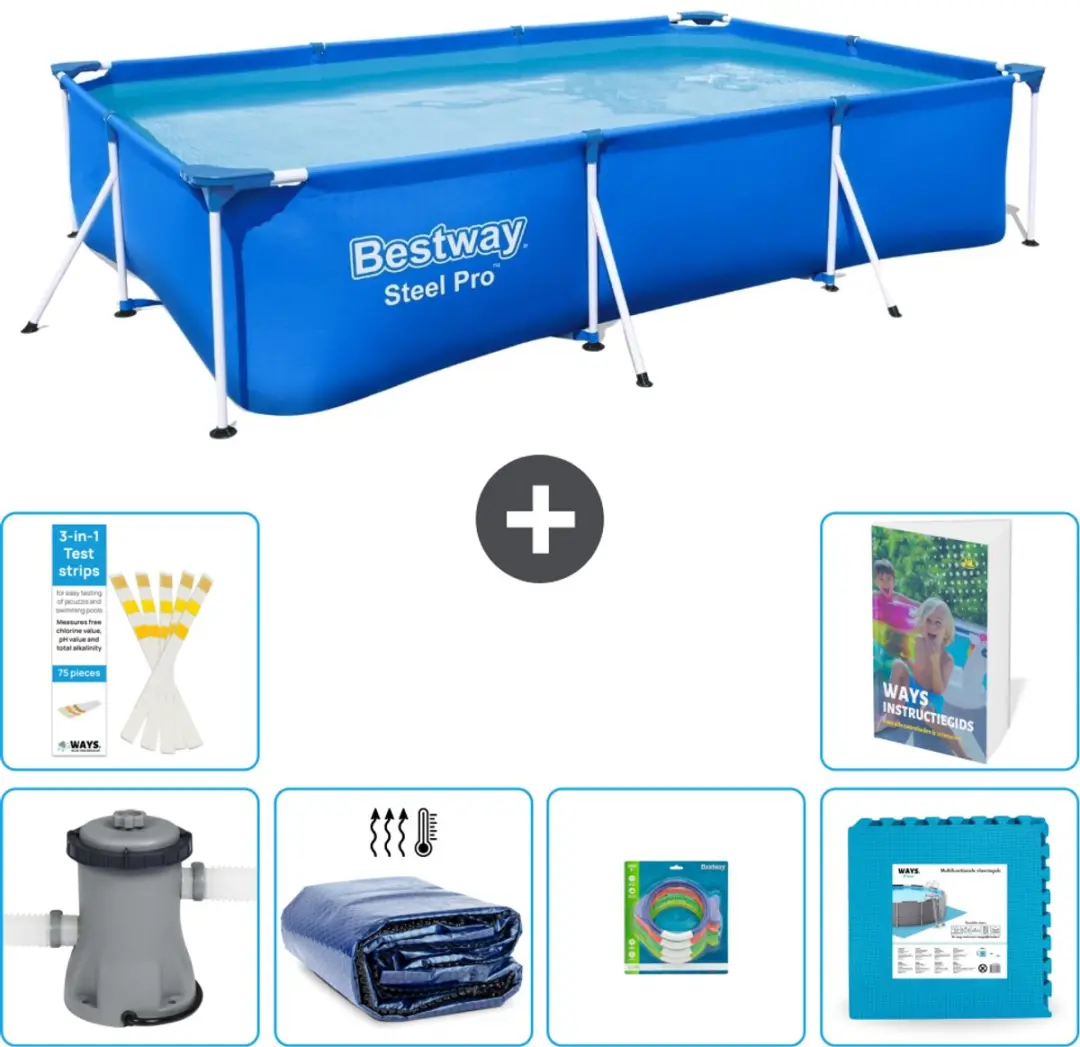 Bestway Steel Pro Zwembad 300x201x66cm