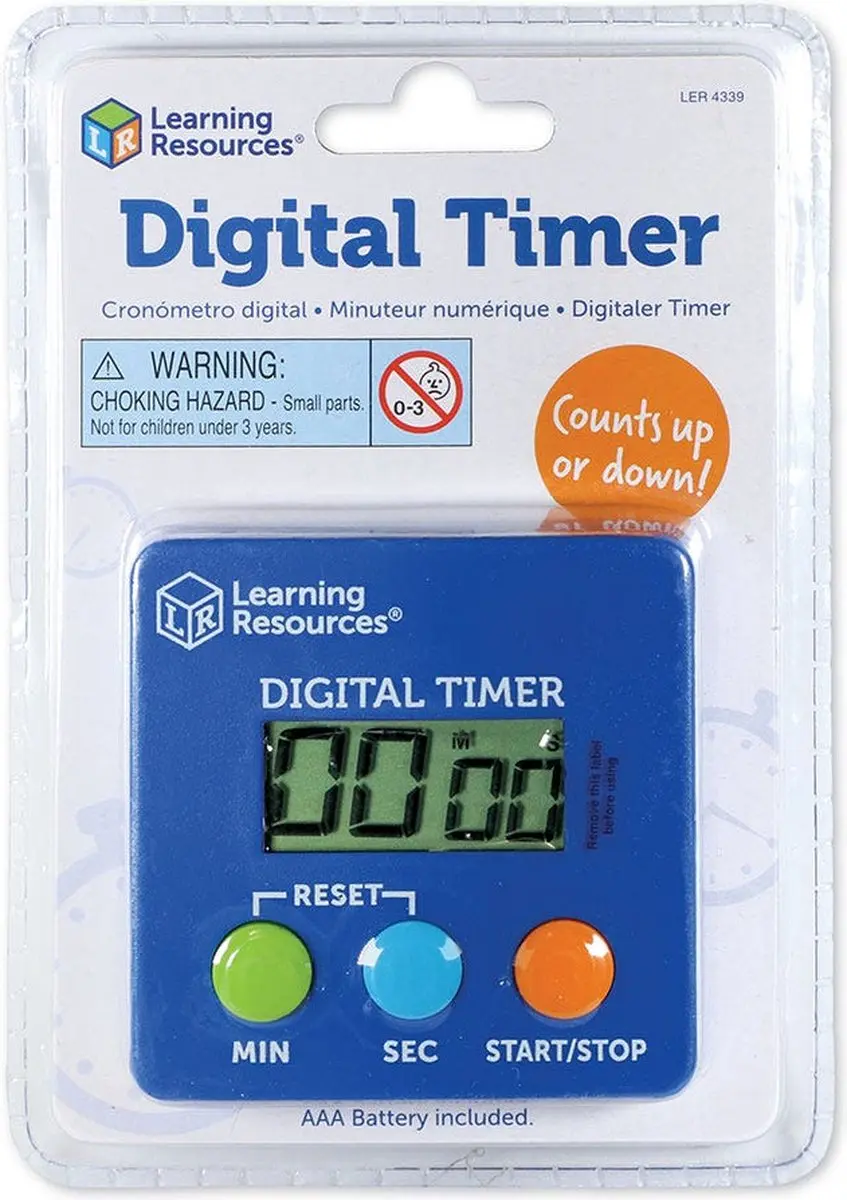 Learning Resources Digitale Timer 950LER4339 - Blauw