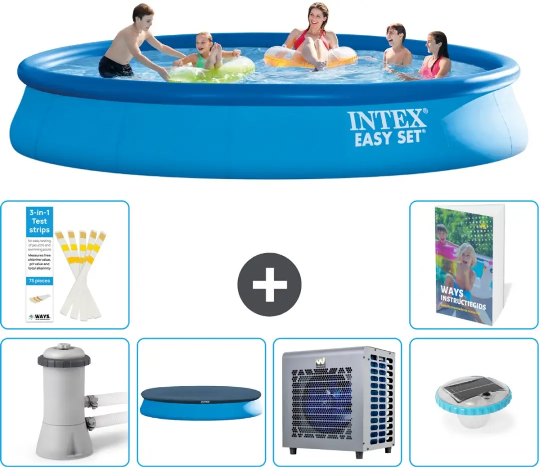 Intex Easy Set Zwembad 457cm Blauw