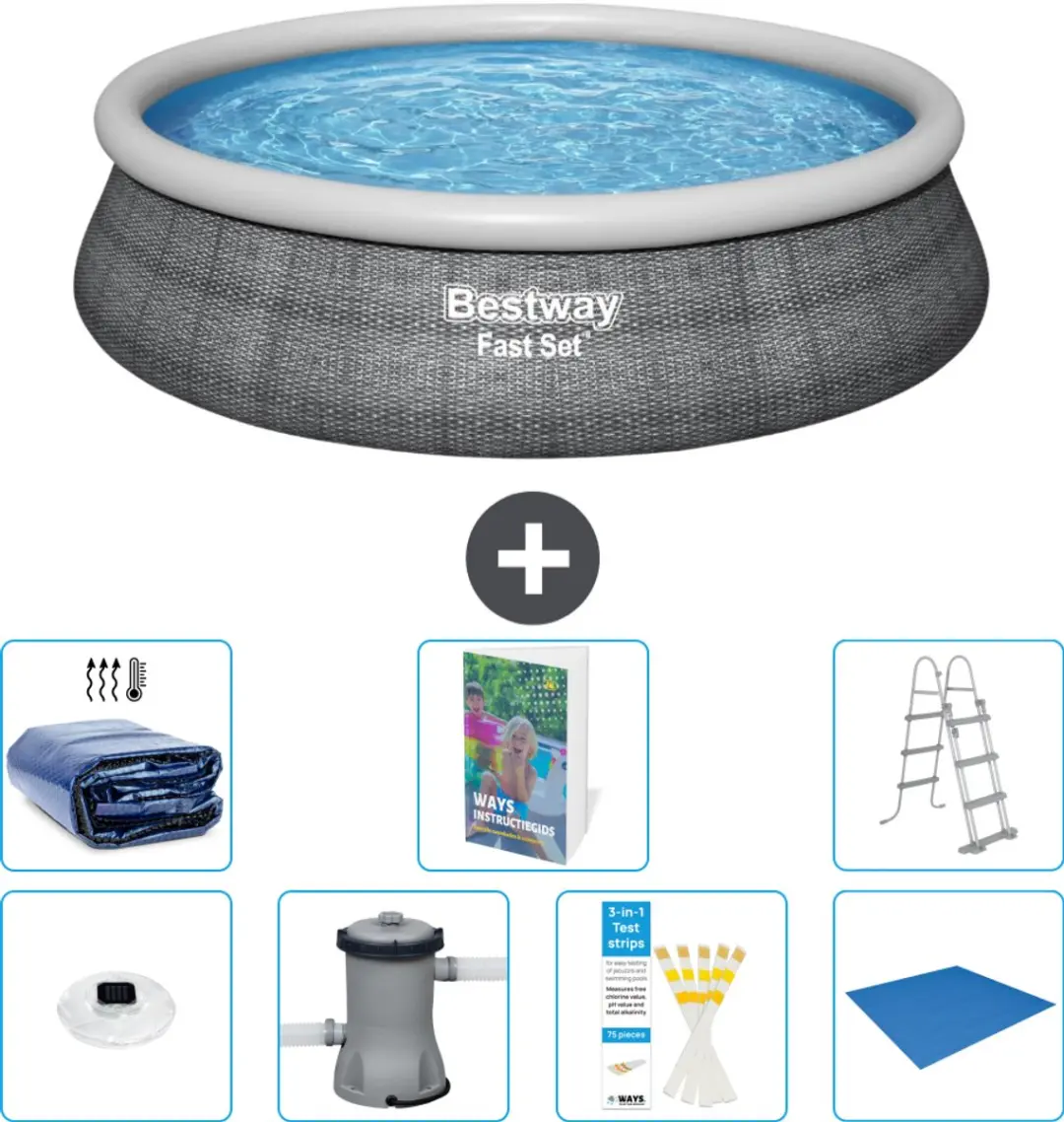 Bestway Fast Set Zwembad 457cm