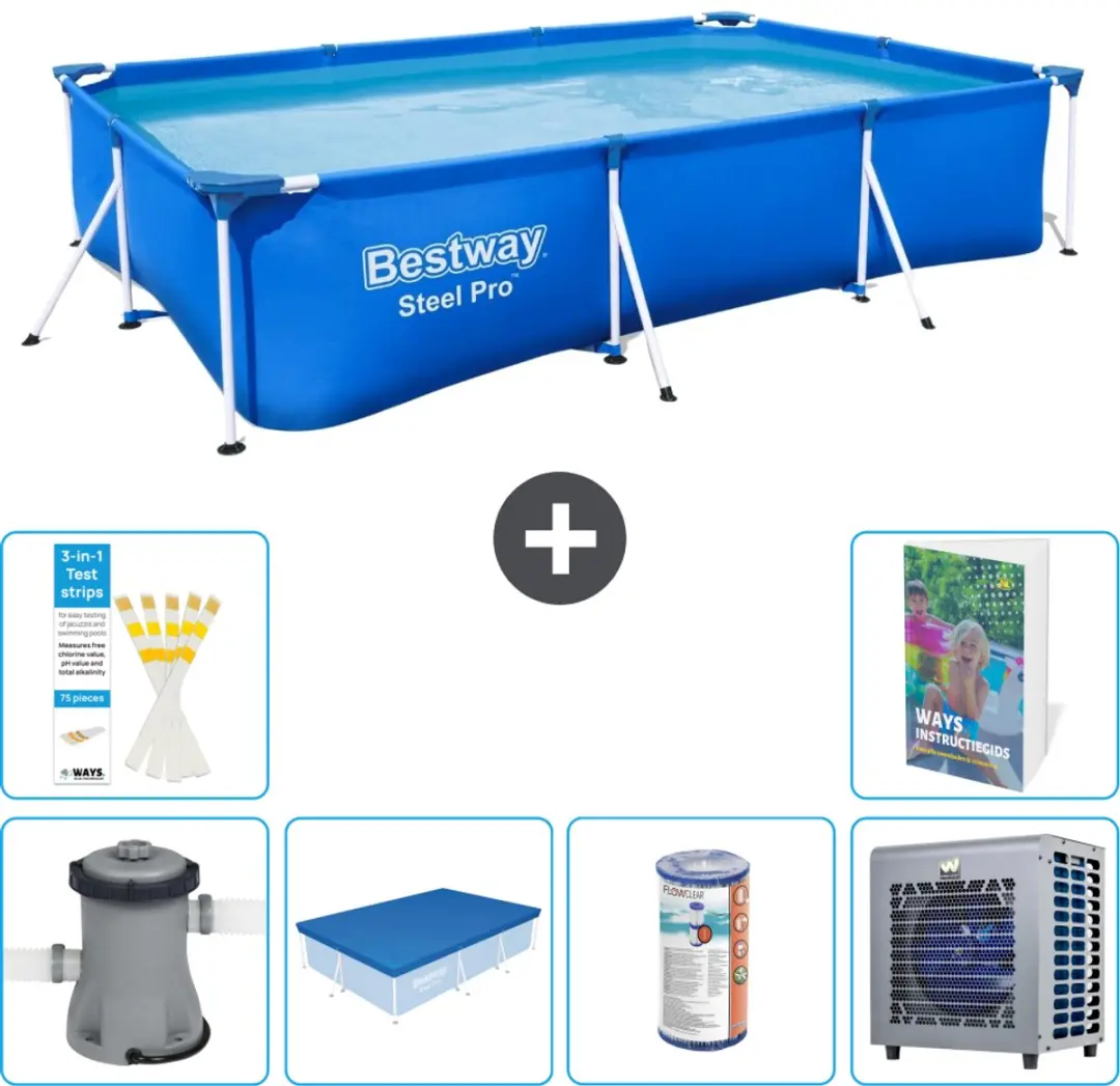 Bestway Steel Pro Zwembad 300x201x66cm