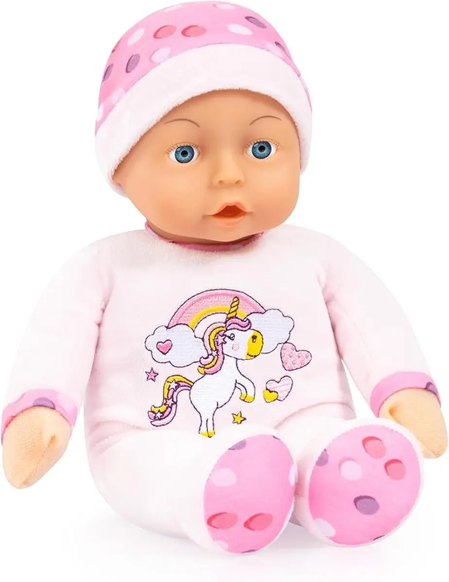 Bayer My First Baby Babypop 30cm Roze - Eenhoorn