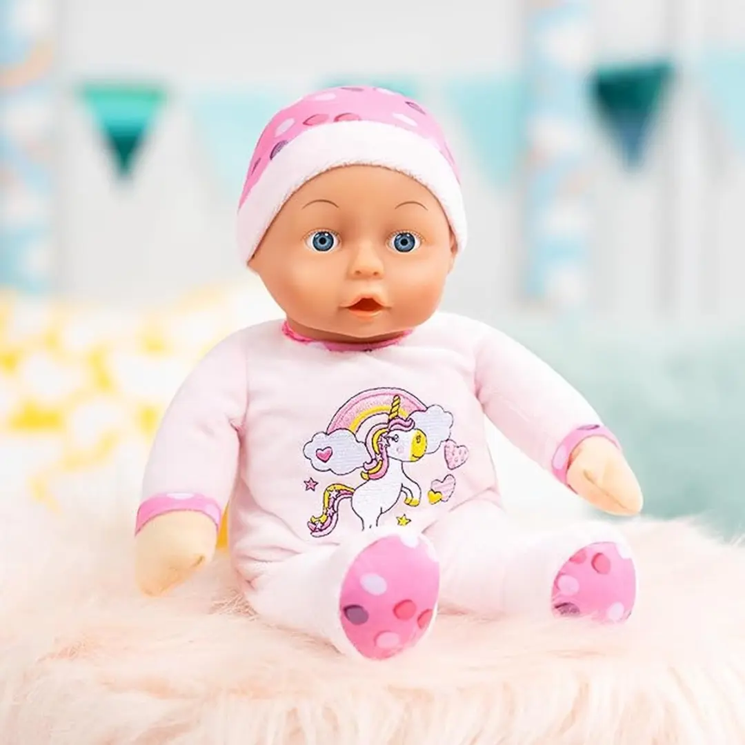 Bayer My First Baby Babypop 30cm Roze - Eenhoorn